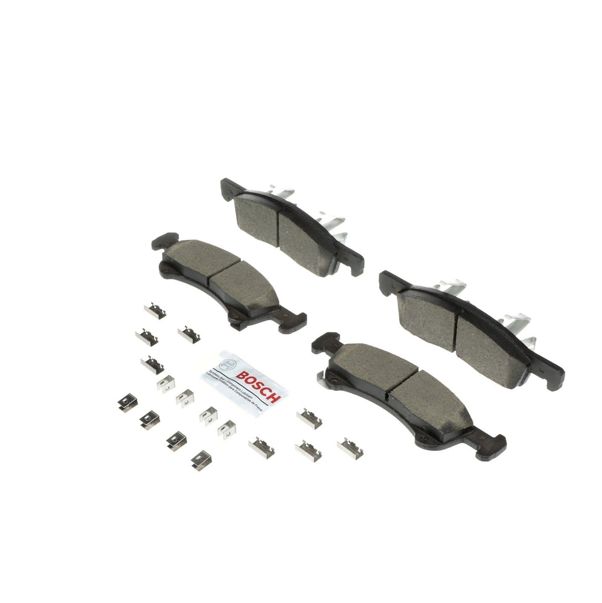 BOSCH BC934 QuietCast Premium Ceramic Disc Brake Pad Set - Compatible with Select Ford Expedition; Lincoln Navigator; FRONT