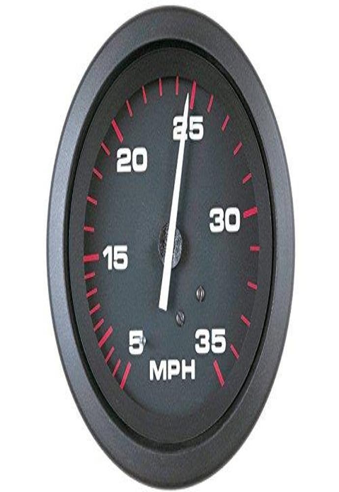 Sierra International 58342Ph Amega Domed Pitot Type 5 To 35 Mph Range Speedometer Head, 3"