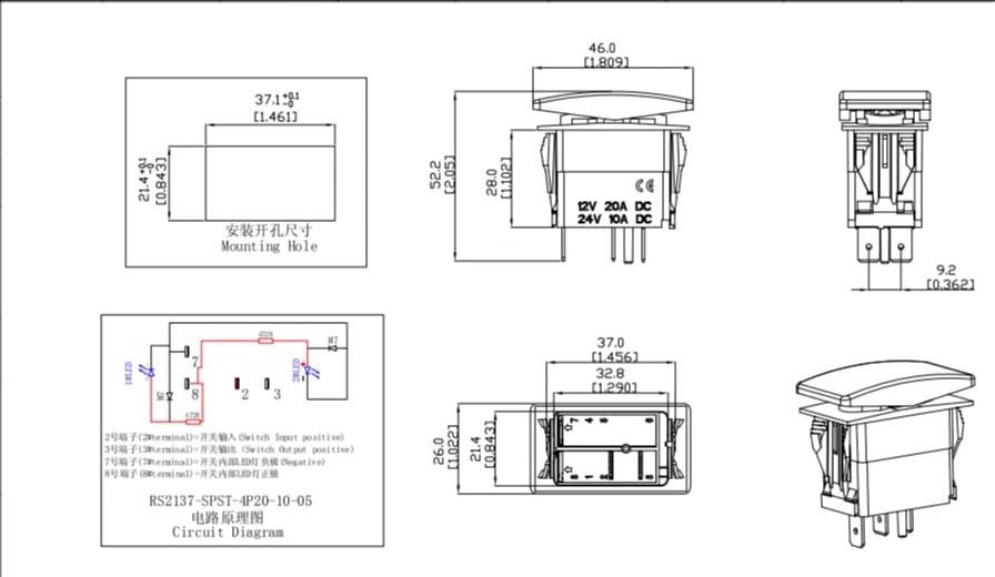 Universal Atv Utv Sxs Street Legal Kit With Rocker Switch Turn Signal Light Horn Flasher Relay