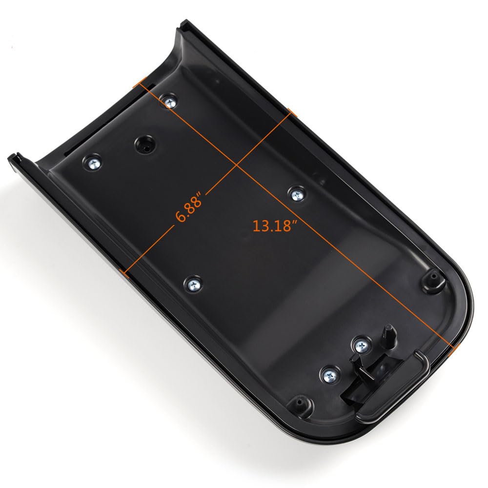 ALLGOOD Black Armrest Cover for Chevy Trailblazer 2002-2009, GMC Envoy 2002-2009, Oldsmobile Bravada 2002-2004,