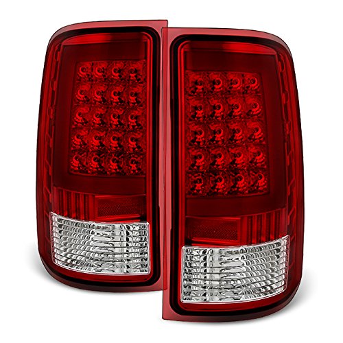 Akkon - For 2007-2013 Gmc Sierra 1500  2007-2014 Sierra 2500Hd 3500Hd Led Light Tube Style Taillights Pair Set