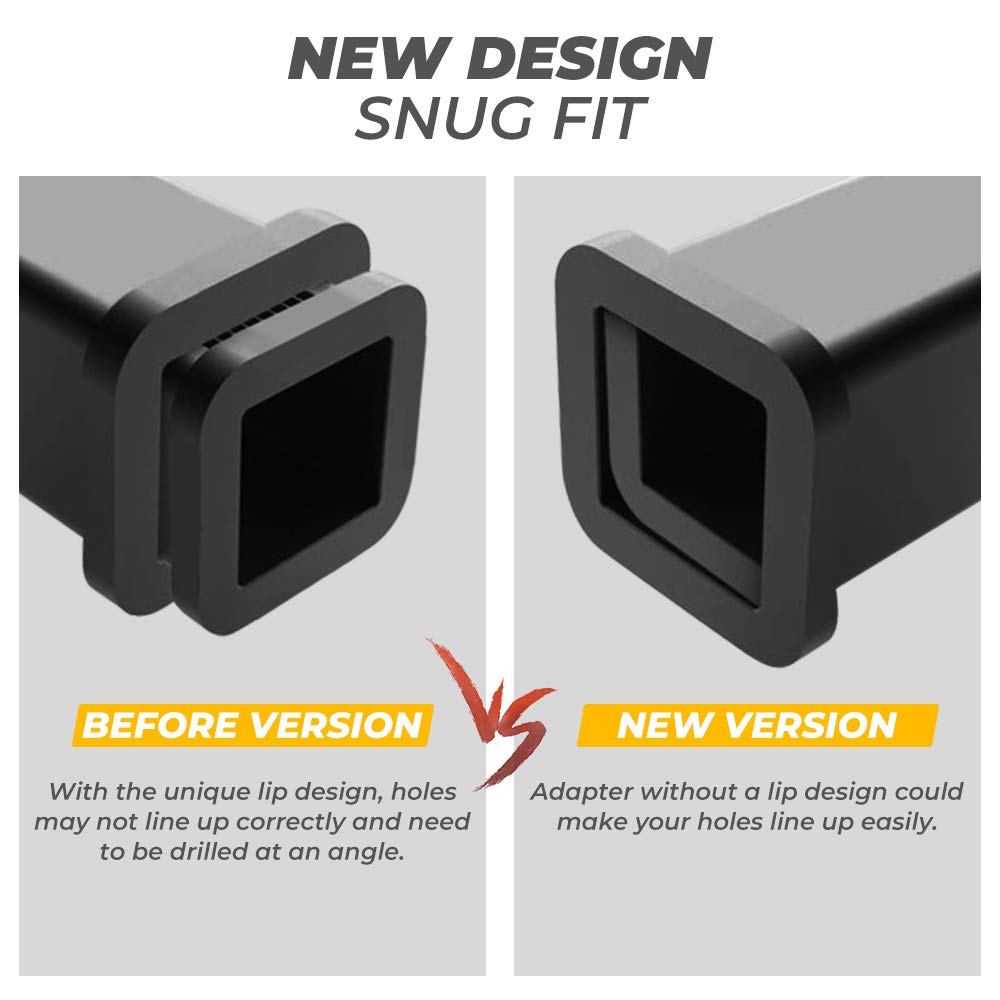 Bougerv Trailer Hitch Adapter Receiver 2-1/2 Inches(Class V) To 2 Inches(Class Iii And Iv) Hitch Receiver Reducer 2.5 Inches To 2 Inches Sleeve Receiver Adapter