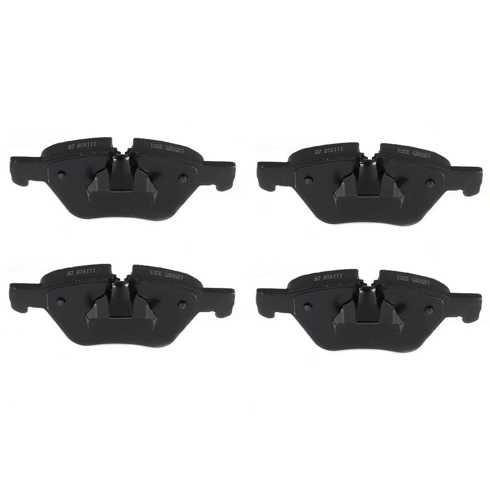 Eccpp D1061-7967 Front Semi Metallic Disc Brake Pad Set Fit For Bmw 128I 2008-2013,For 325I 2006,For 325Xi 2006,For 328I 2007,Fo