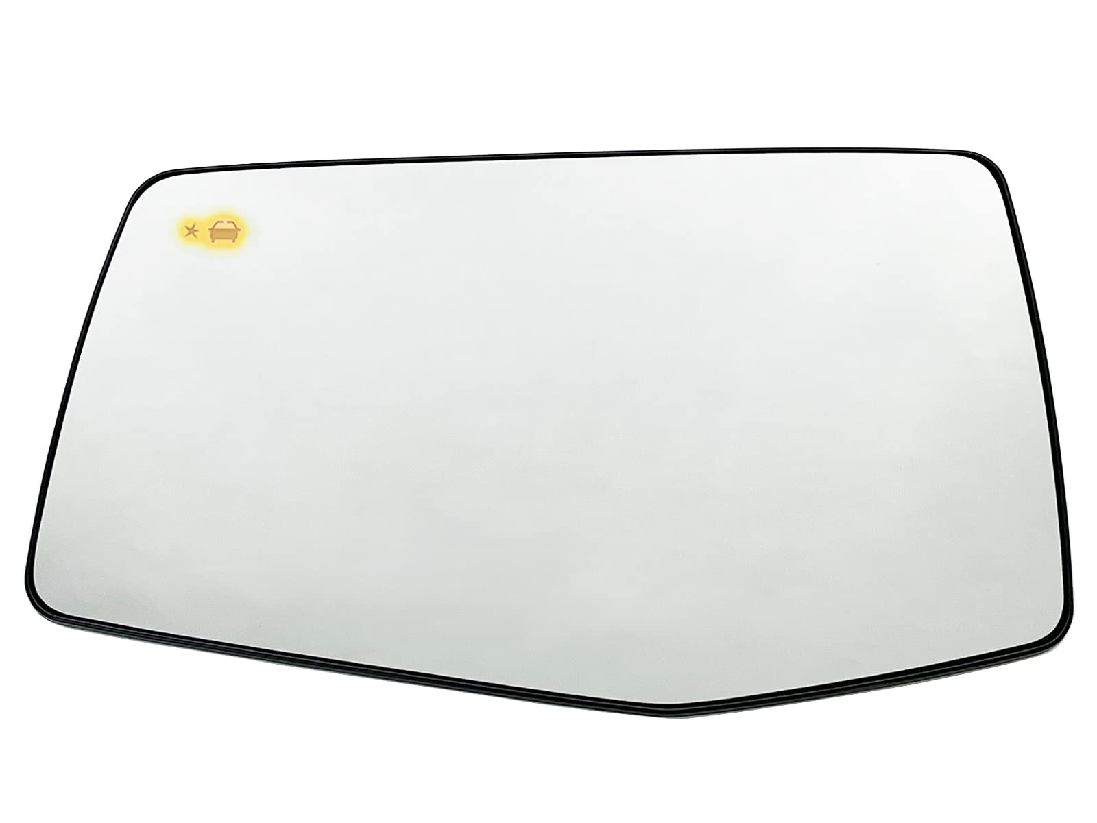 APA Replacement for Mirror Glass Power Heated with Blind Spot Detection 2019 2020 2021 SILVERADO SIERRA 1500 Driver Left Side 84