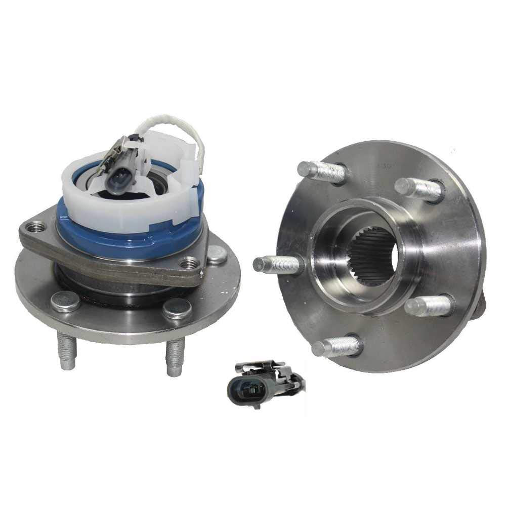 Autoshack Front Wheel Hub Bearing Pair Of 2 Driver And Passenger Side Replacement For Chevrolet Impala Limited Buick Lucerne Lacrosse Rendezvous Cadillac Dts Pontiac Grand Prix V6 Fwd 5-Lug Hb613123Pr