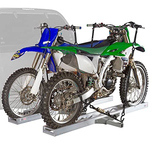 Rage Powersports Aluminum Motorcycle & Dirt Bike Carrier AMC-600-2, Metallic Finish