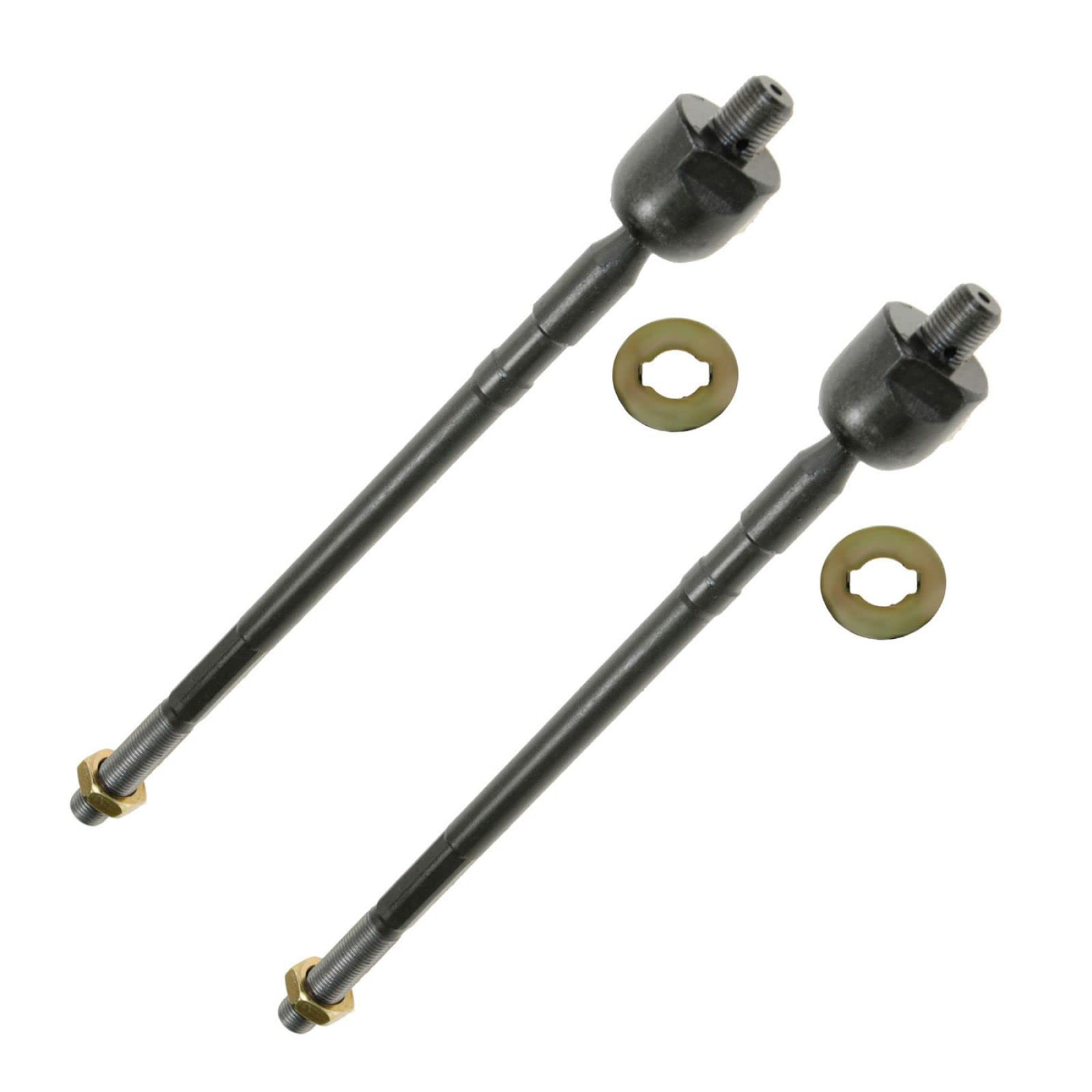 TRQ Front Inner Tie Rod Set Compatible with 2003-2006 Mitsubishi Outlander