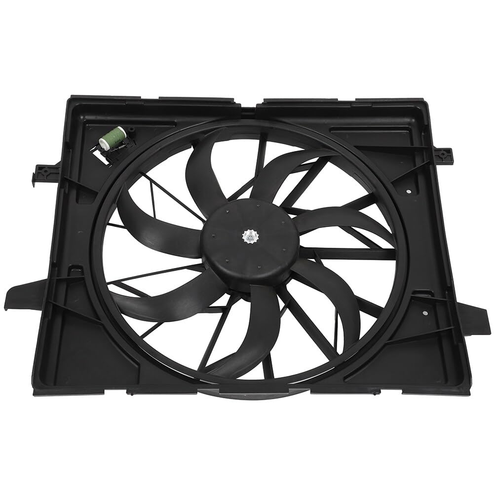 SCITOO 622660 Radiator Cooling Fan Compatible for 2011-2019 for Dodge Durango 3.6L 2011-2015 for Dodge Durango 5.7L 2011-2019 fo