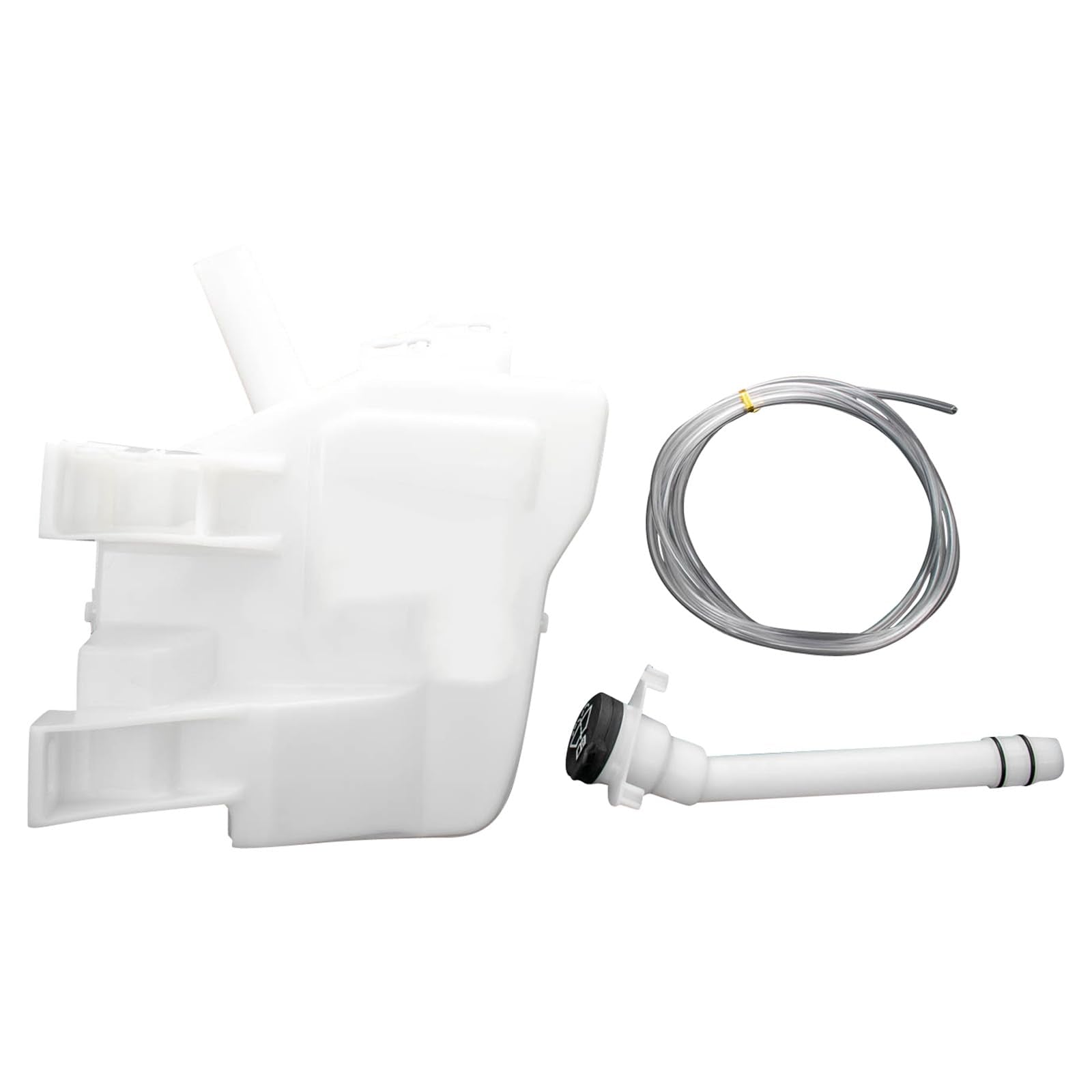 Trq Windshield Washer Reservoir Compatible With 2016-2019 Chevrolet Cruze With Fog Lights Gm1288252 84036025 23365281Pfm