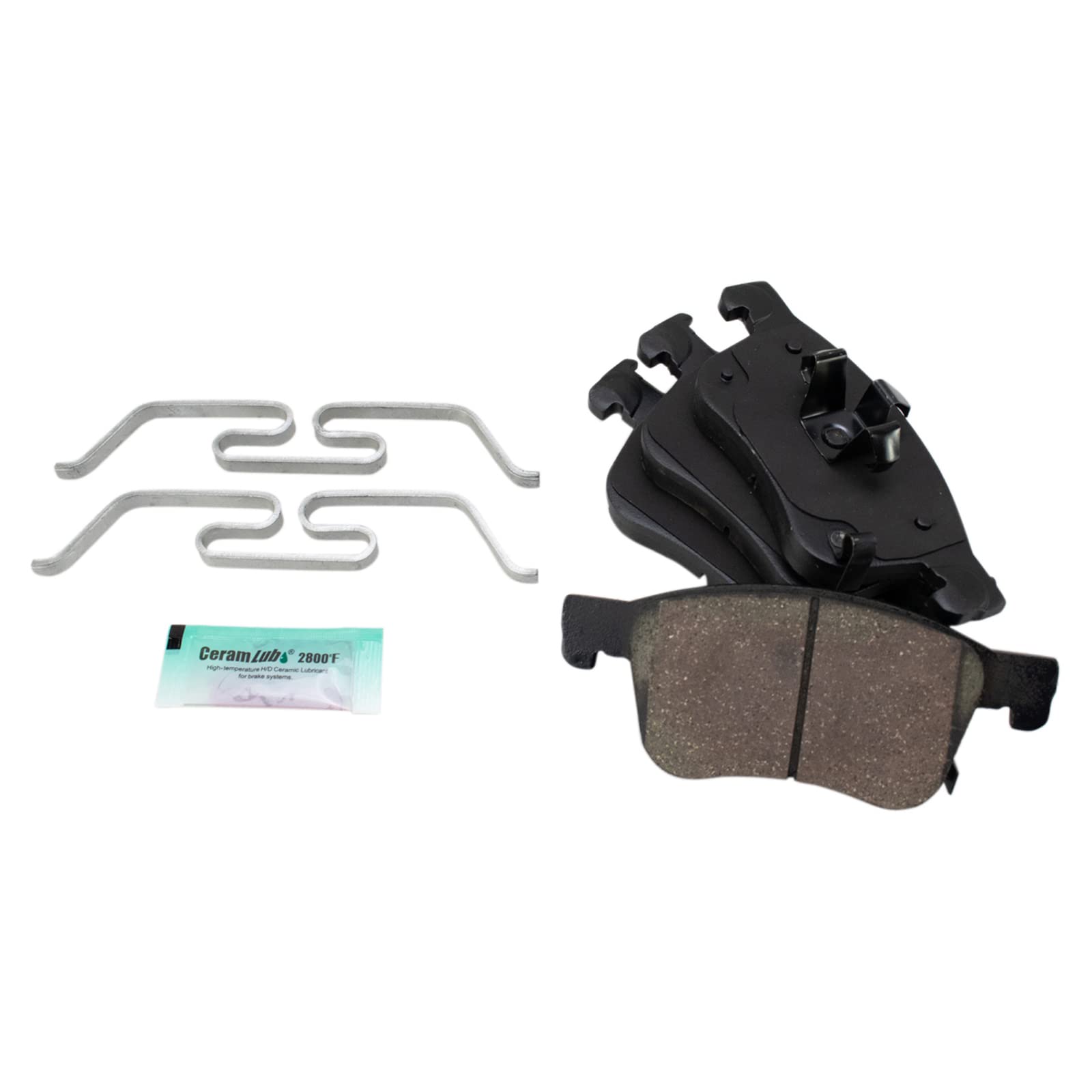 TRQ Front Brake Pads Ceramic Compatible with 2018-2022 Honda Accord