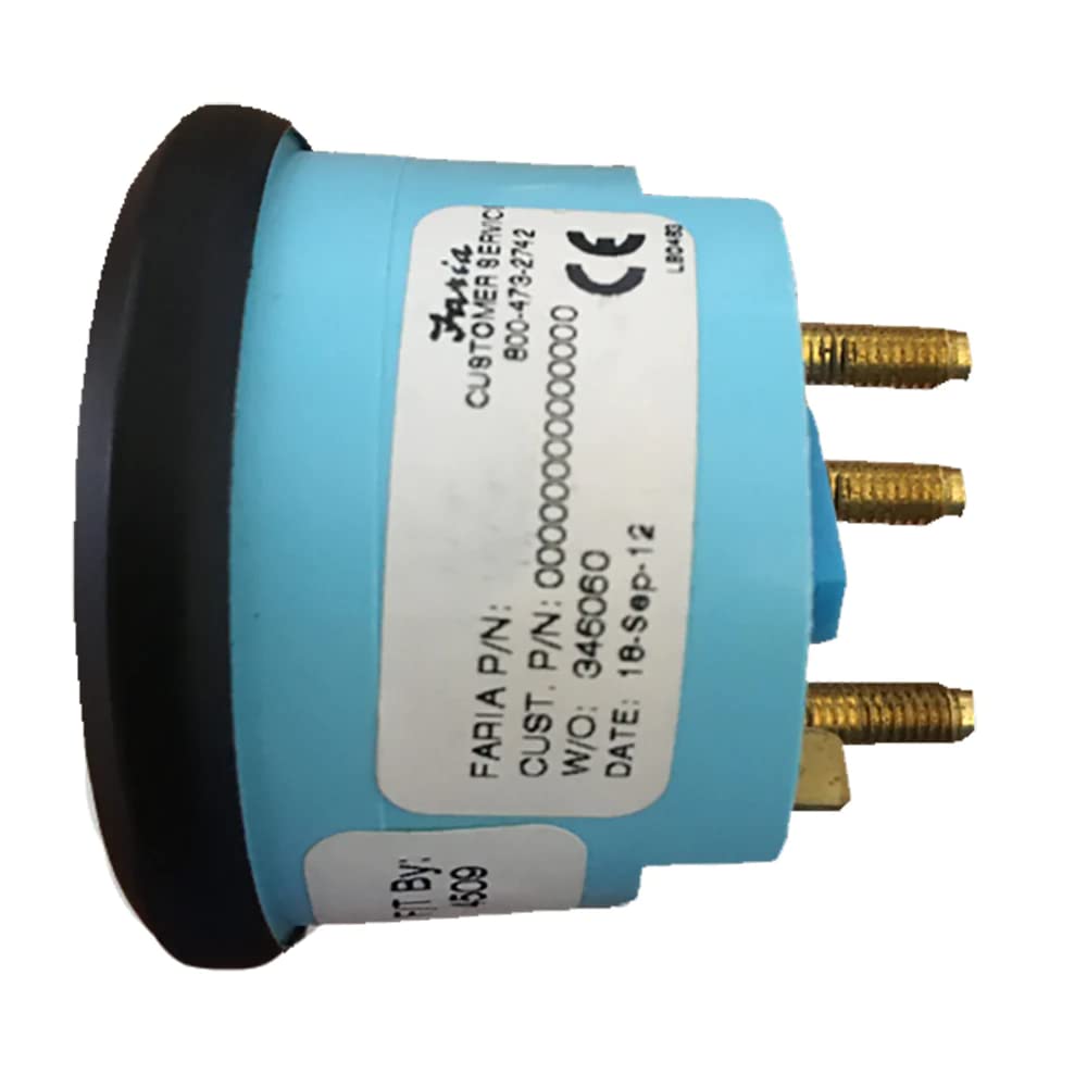 Faria 12805 Euro Oil Pressure Gauge 5 Bar - 2