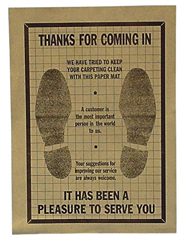 John Dow Industries Pfm-500 Paper Disposable Floor Mat (Roll/500)