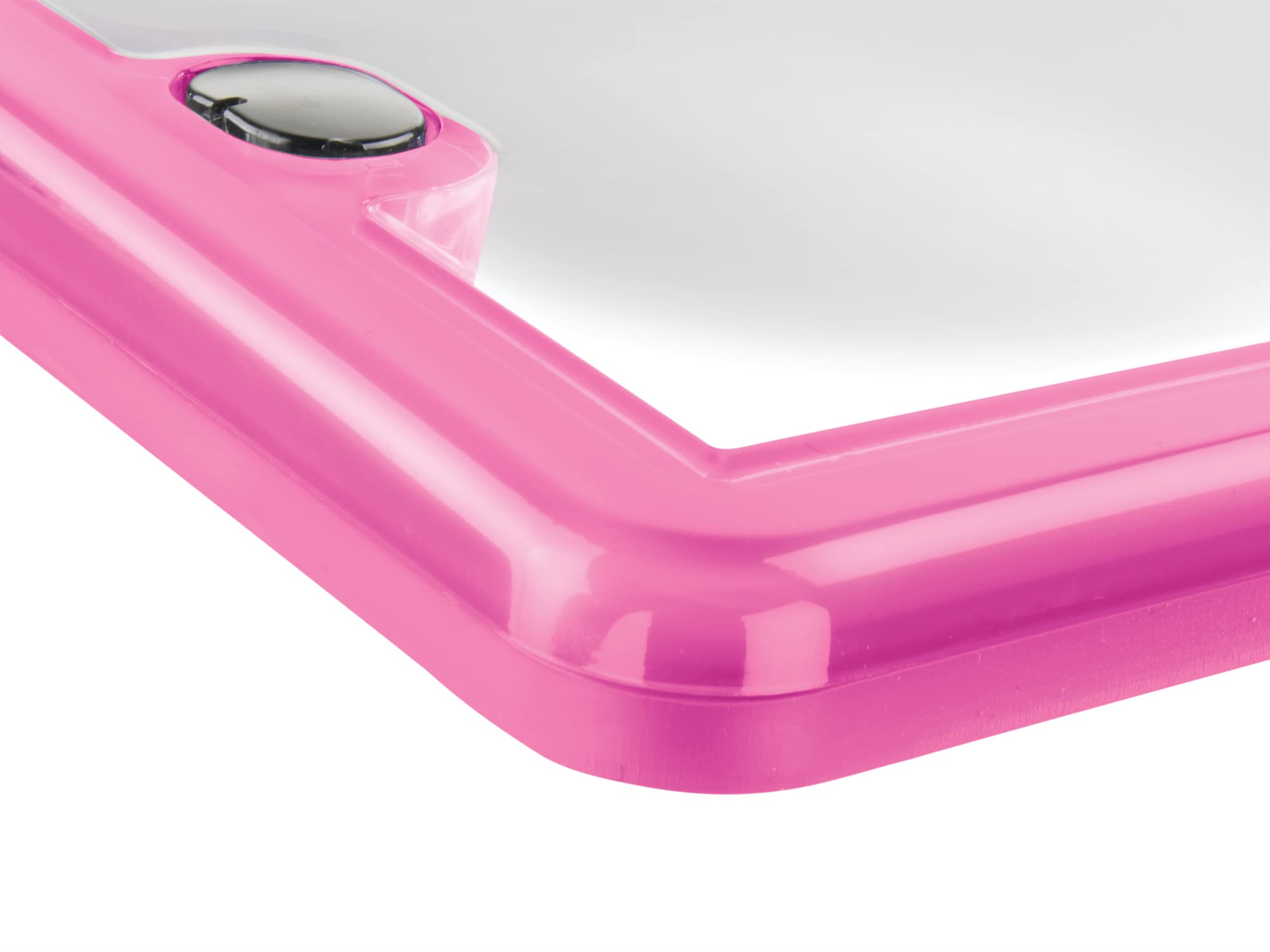 Weathertech Clearcover License Plate Cover And Frame, Hot Pink
