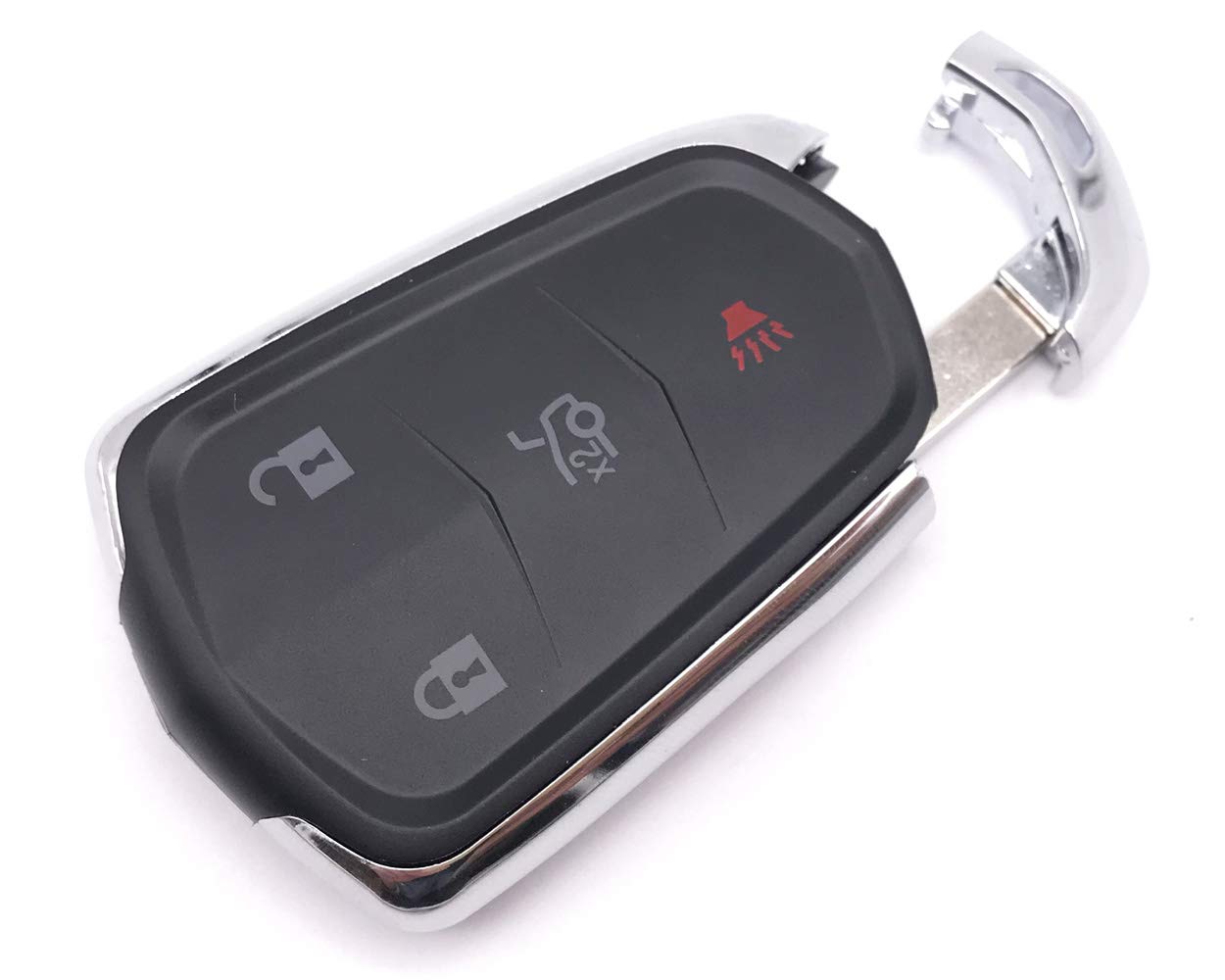 4 Buttons Replacement Key Fob Cover Case Fit For 2015-2019 Cadillac Escalade Cts Srx Xt5 Ats Sts Ct6 Keyless Entry Smart Key Fob