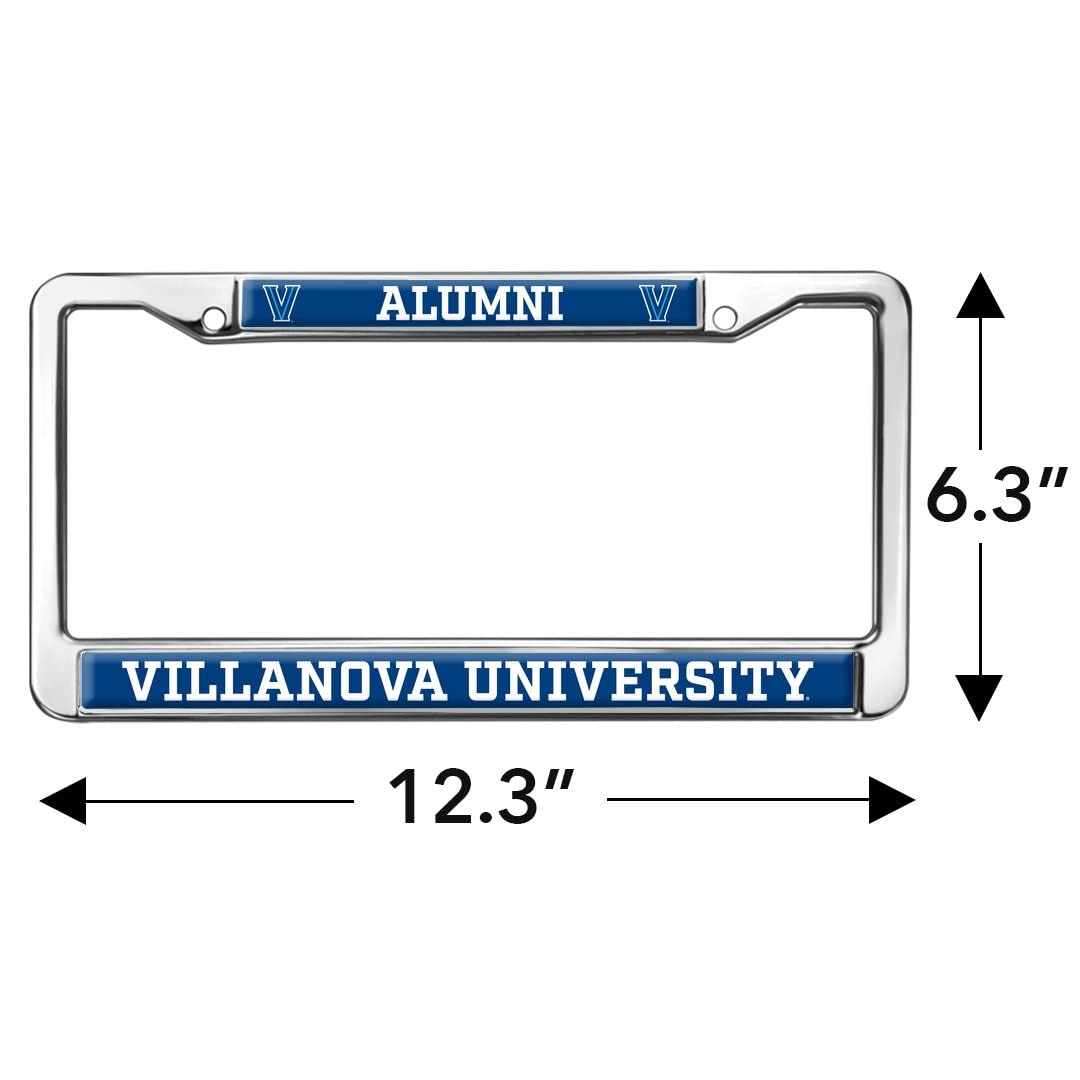 Villanova University Alumni Logo Full Size Standard License Plate Metal Frame