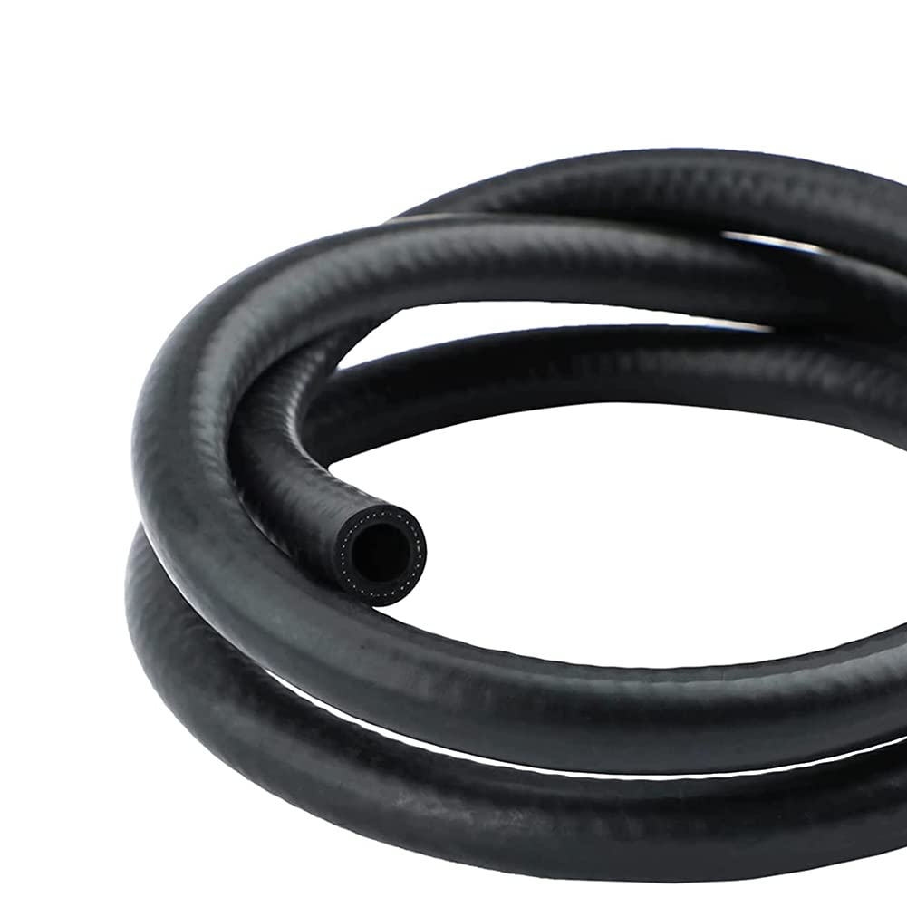 Byredio 3/4 Push On Hose Fuel Line Transmission Cooler Nbr 150 Psi High-Pressure Injection Hose For Gas, Diesel, Biodiesel Fuel,