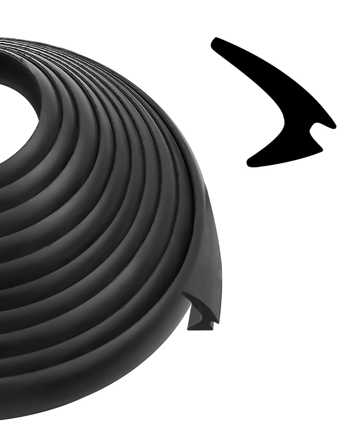 Tiksciecne Rv Window Rubber Seal Strip 1/2'' X 1/4'' Fit For Boats Rv Window Edge Waterproof Weatherstrip Rubber Window Locking 