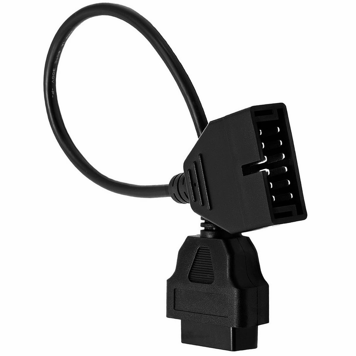 Goliton Obd2 To Obd1 Gm Adapter, 12 Pins Socket To Obd2 16 Pins Diagnostic Tool Connector Adapter Cable Compatible With Gm