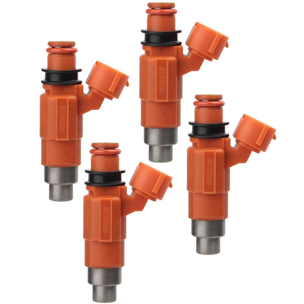 AUTOKAY 4pcs Fuel Injector Flow Matched 68V-8A360-00-00 for Yamaha Outboard 115 HP Marine