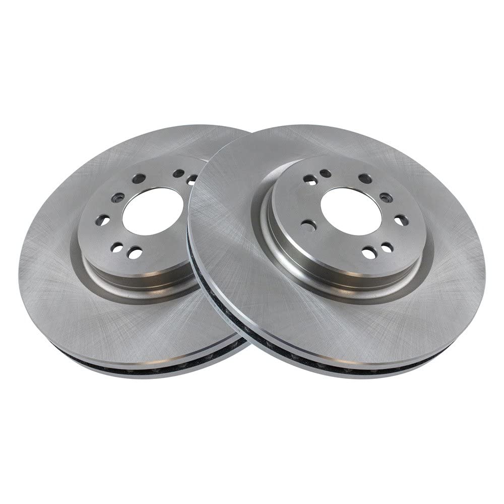 Trq Front Brake Rotors Set Vented Compatible With 2007-2009 Mercedes-Benz Ml320 2006-2011 Ml350 2010-2011 Ml450 R320 2006-2012 R