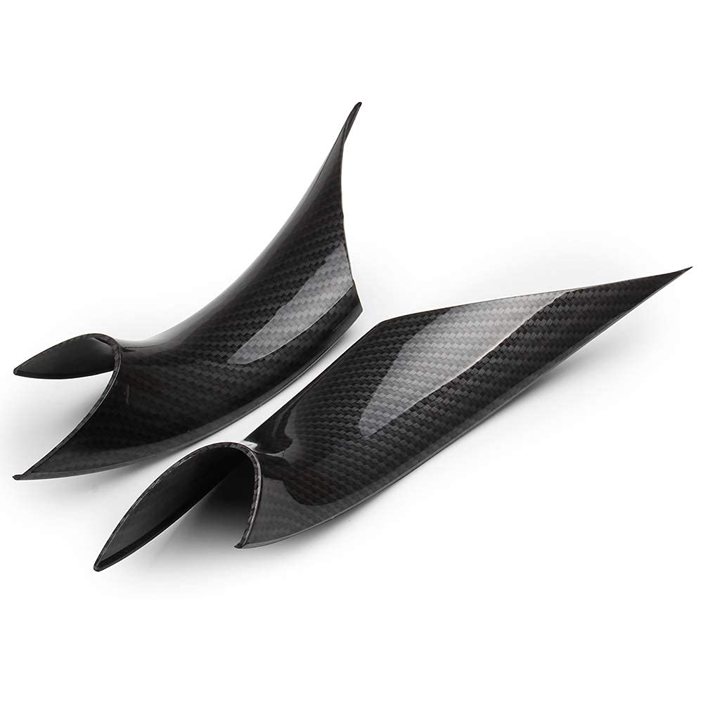 Wenjtp 2Pcs Door Handle Covers Carbon Fiber Compatible With Bmw 3 Series 4 Series Driver Side And Passenger Side Door Pull Handle Covers F30 F35 320I 320Li 328I 328Li 335I 335Li And 428I,435I F32/F36