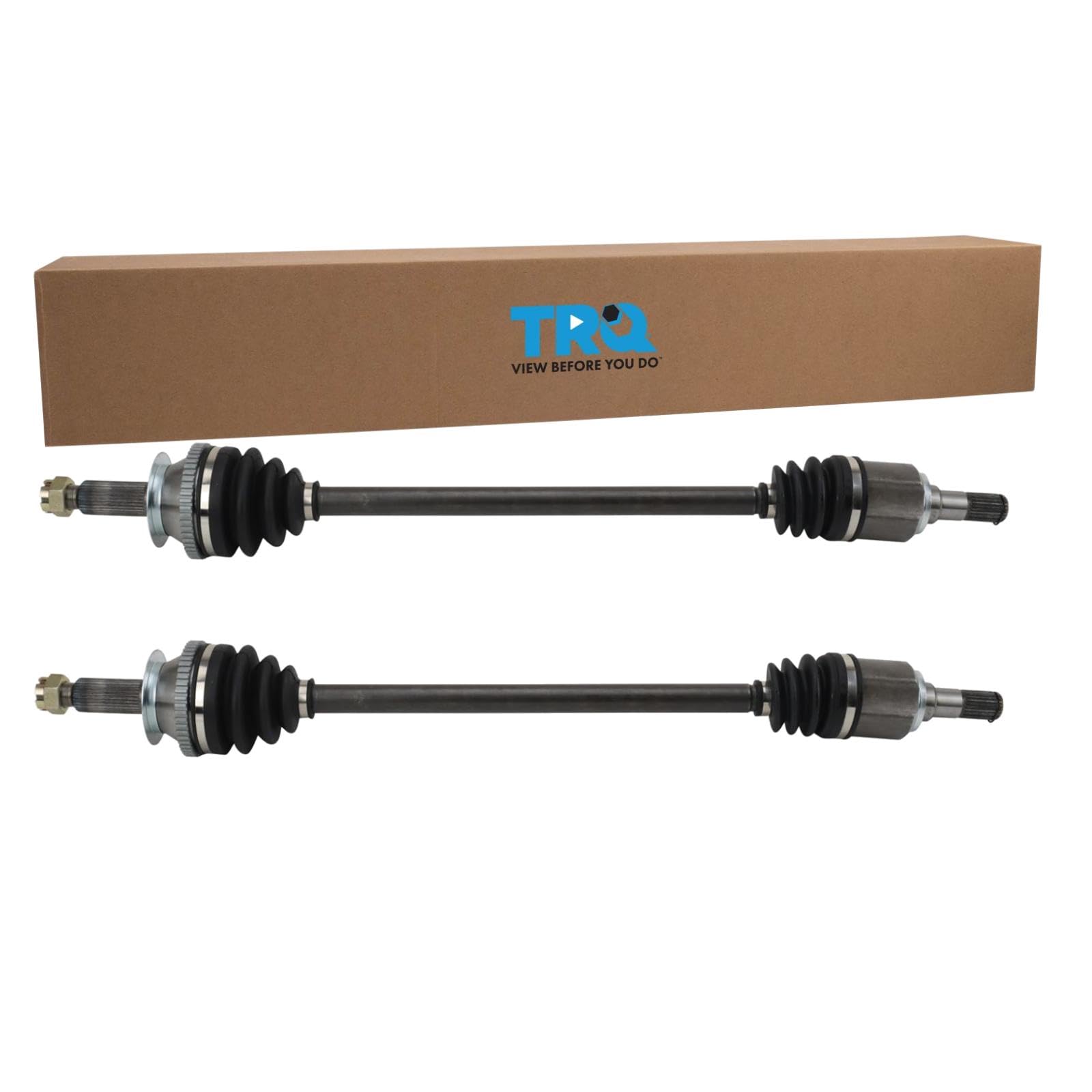 TRQ Rear CV Axle Shaft Assembly Set Driver & Passenger Side Compatible with 2010-2012 Hyundai Santa Fe 2012-2013 Kia Sorento