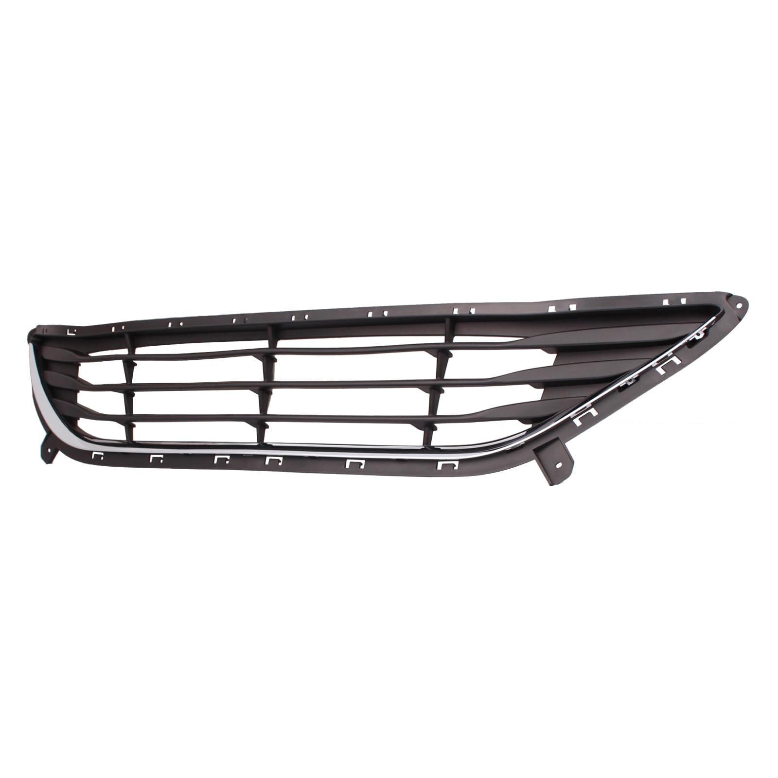 TYG (CAPA QUALITY) Front Bumper Grille Grill Compatible with 2011-2013 Hyundai Elantra Sedan Black Bars USA Built Replacement fo