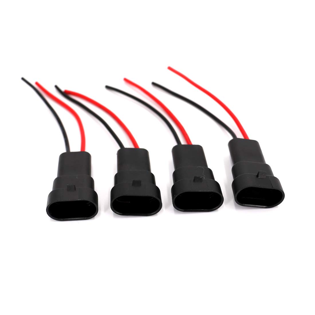 UTSAUTO 9005/9006/H10 Male Adapter Wiring Harness Sockets Wire for Headlights, Fog Lights Retrofit or Installing Cubic Pod Light