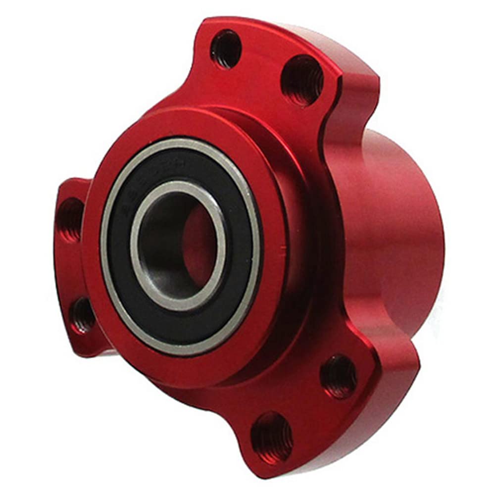 Dj-Motor 5/8' Red Speed Bearings Lightened Billet Front Wheel Hub Come With Dual Sealed For Go Kart Mini Bike Drift Trike