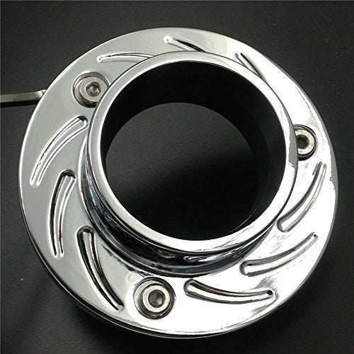 Xkmt-Exhaust Tip Muffler Power Compatible With Artic Cat Dvx400 Kawasaki Kfx400 Suzuki Lt-Z400 Chromed [B00Ywcakwu]