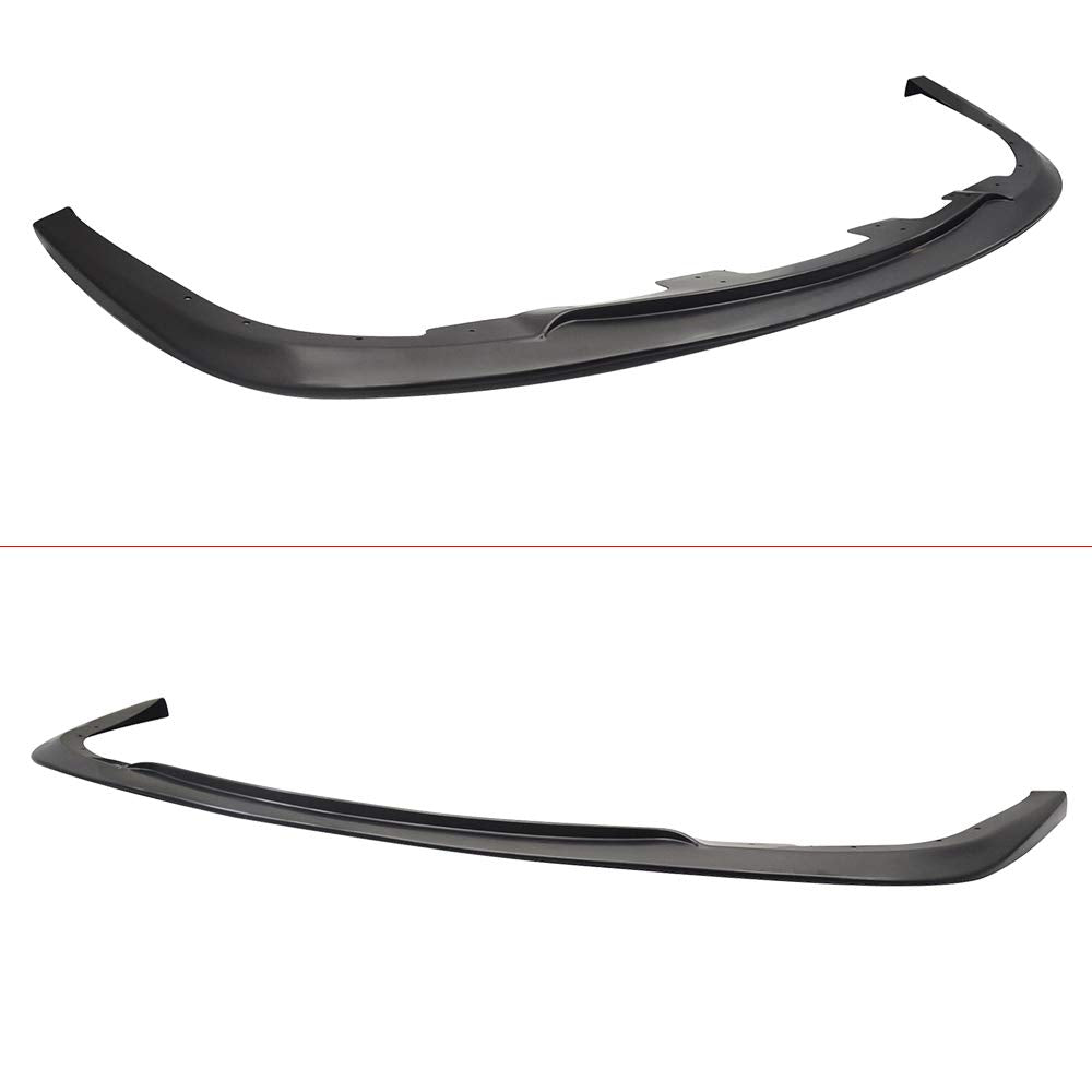 IKON MOTORSPORTS Front Bumper Lip for 2006-2007 Subaru Impreza WRX Sedan & Wagon, STI Style, Unpainted Black PP Splitter