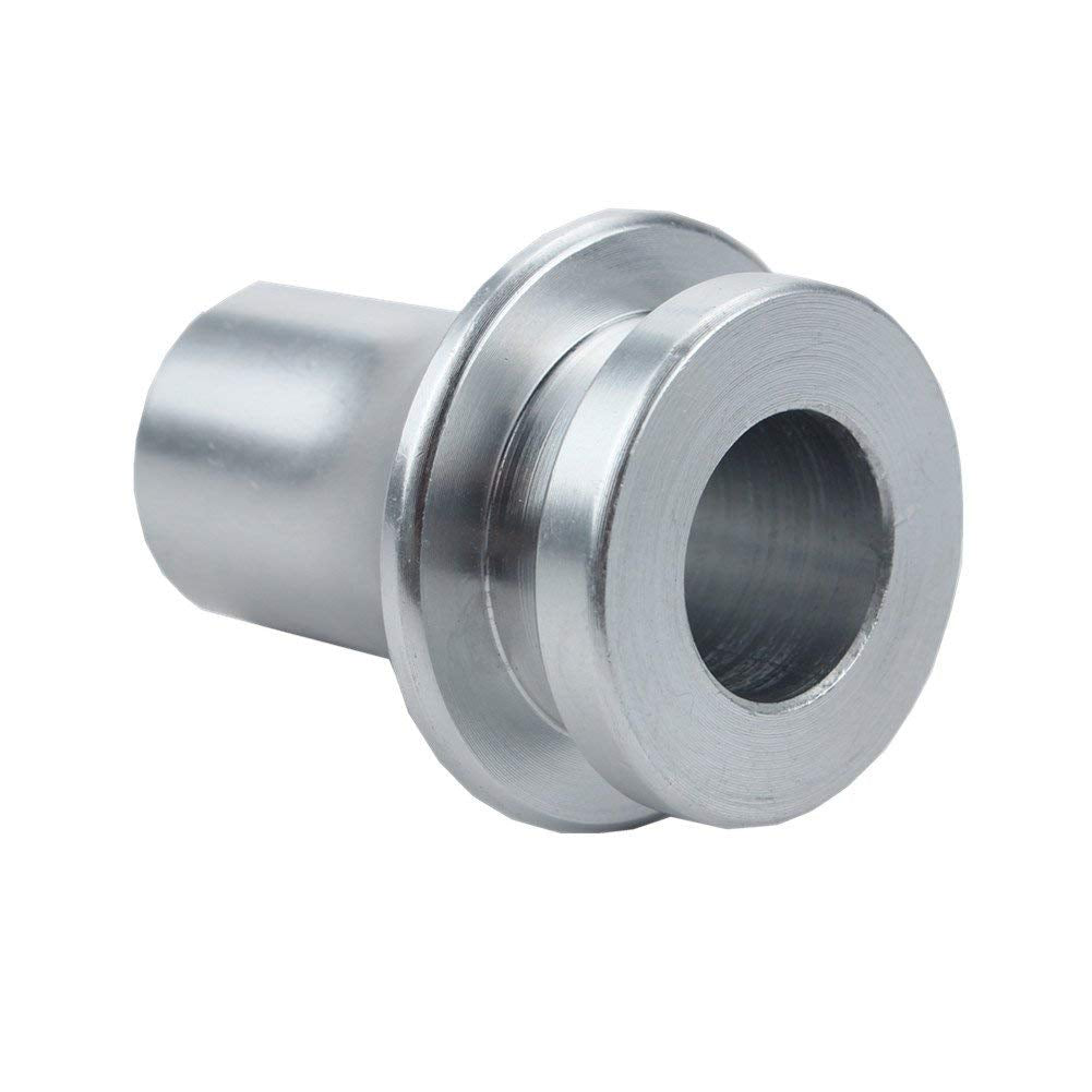 Dewhel Shift Knob Boot Retainer/Adapter For Manual Gear Shifter Lever 10X1.25 (Silver)