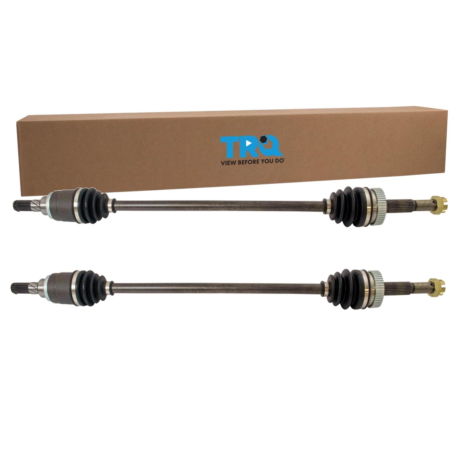 Trq Rear Cv Axle Shaft Assembly Set Compatible With 2008-2013 Nissan Rogue 2014-2015 Rogue Select