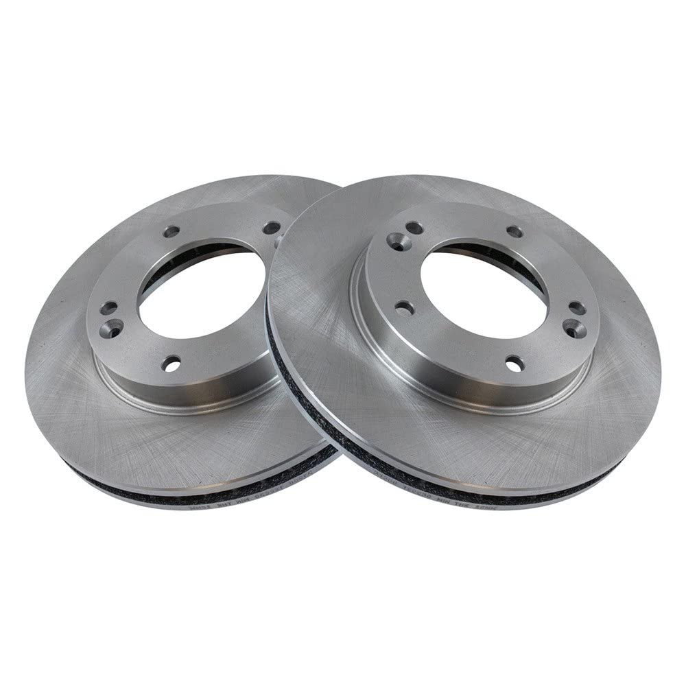 Trq Front Brake Rotors Set Vented Compatible With 2003-2006 Kia Sorento