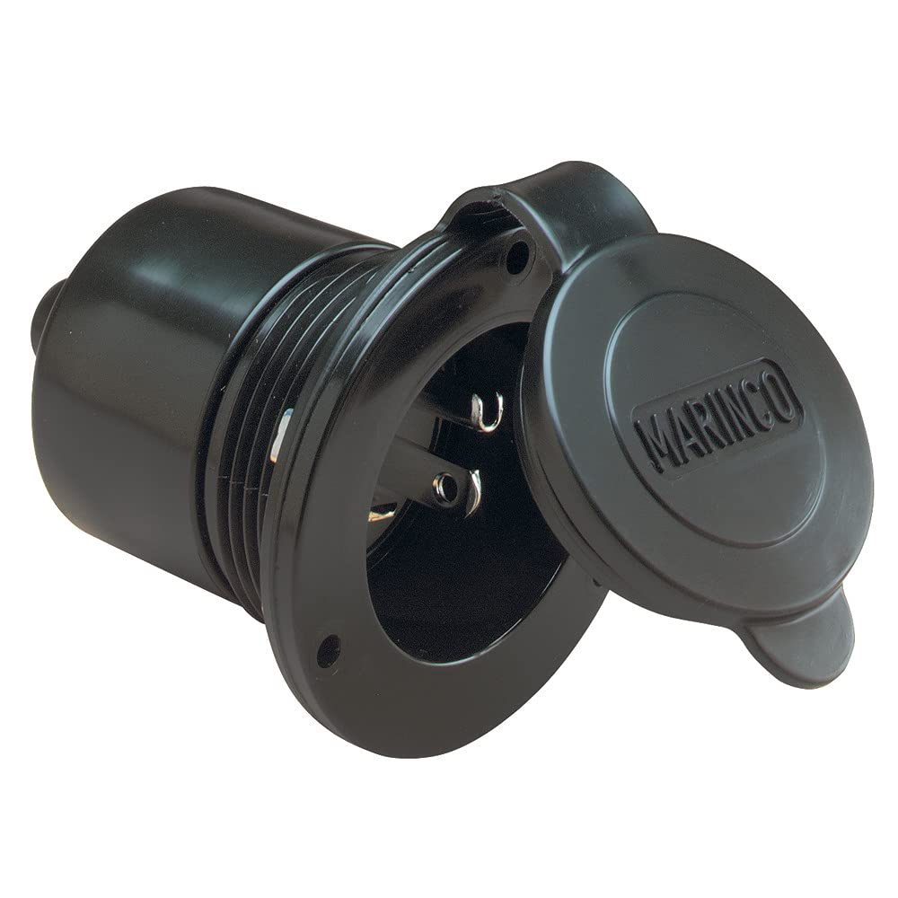 Parkpower By Marinco 200Bbi.Rv Front Mount Rv Inlet, 20A, 125V, Black