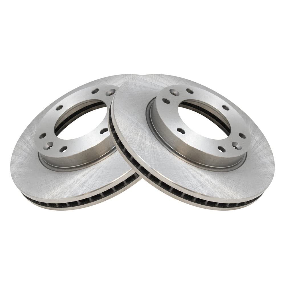 Trq Front Brake Rotors Set Vented Compatible With 2007-2008 Hyundai Entourage 2006-2014 Kia Sedona