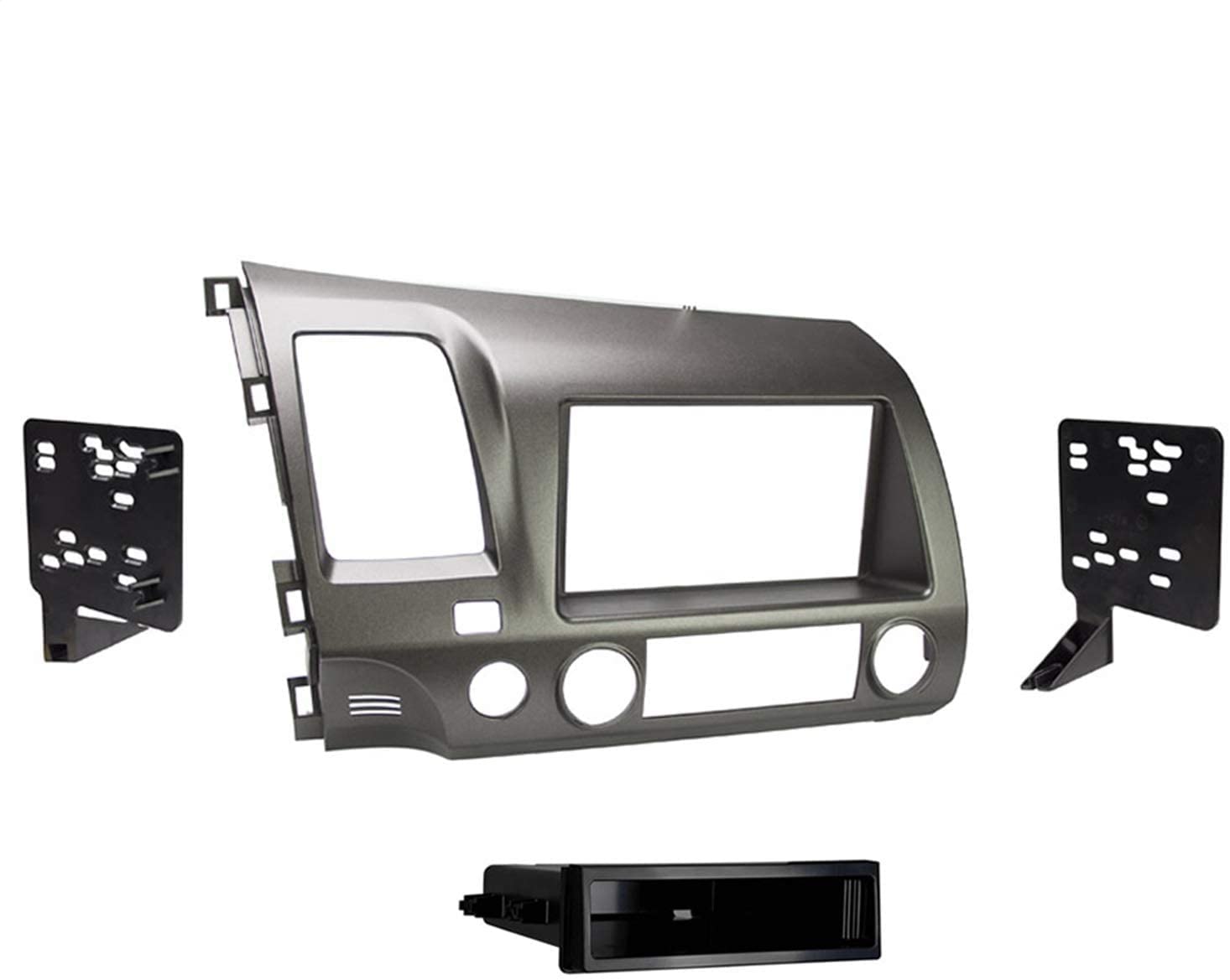 Metra 99-7816G Din/Ddin Install Kit For Honda Civic 2006-2011, Gray