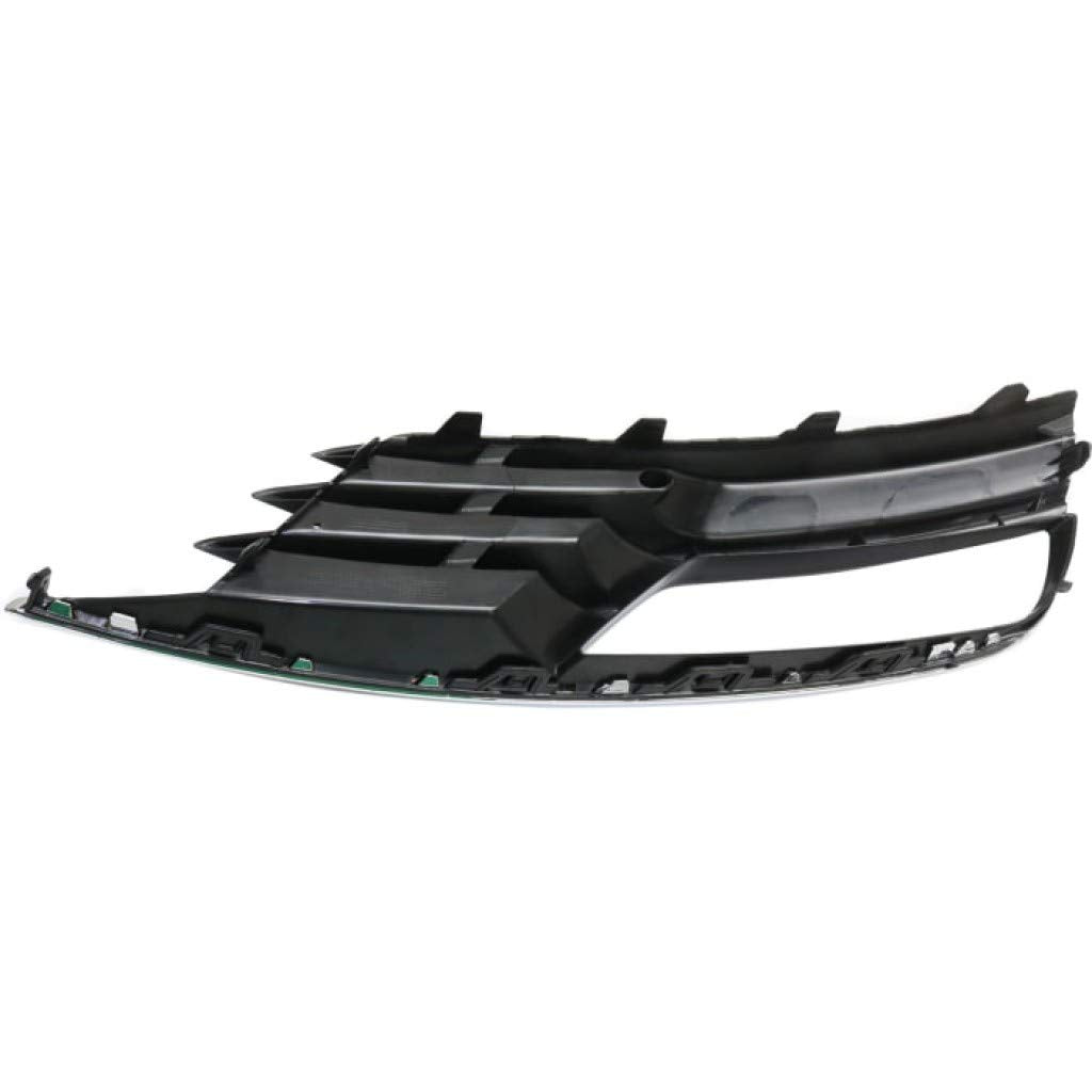 For Audi A3 / A3 Quattro Fog Light Cover 2015 2016 Outer Driver And Passenger Side Pair/Set | Cover Grille | Dot/Sae Compliance | Au1038129 + Au1039129 | 8V5807681A9B9 + 8V5807682A9B9