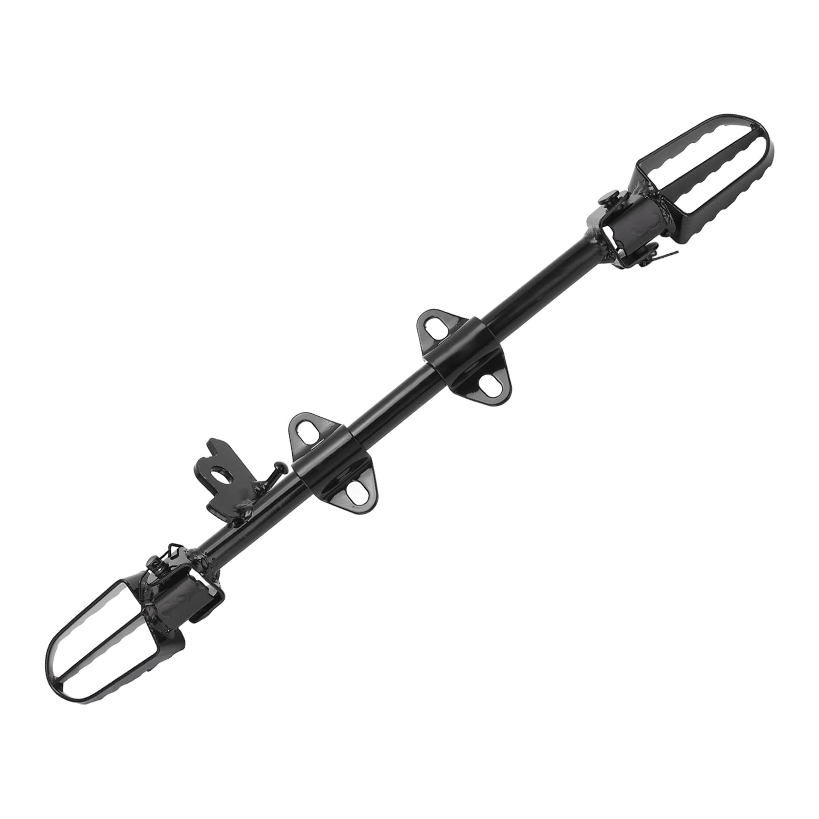 Footpegs Mount Bracket, Motor Footpeg Mount Bracket, Steel Alloy Black Replacement For Crf50 50Cc 70Cc 110Cc 125Cc Pit Bikes