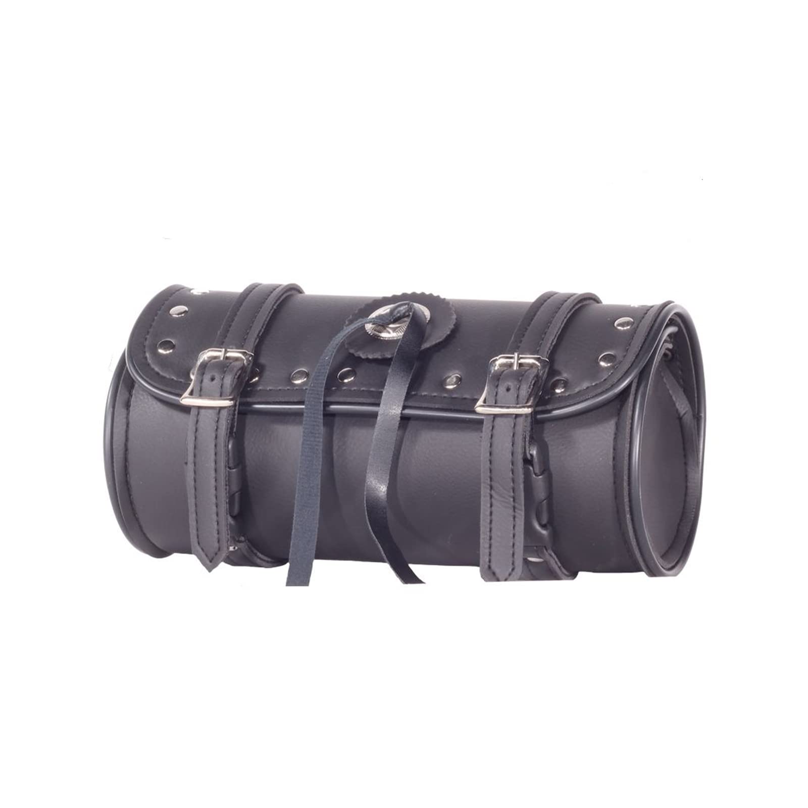 GARGOYLE BELLS Motorcycle Tool Bags with Shiny Studs & Concho Handlebar Bag Universal Motorcycle Fork Bag Saddlebags Sissy Bar S