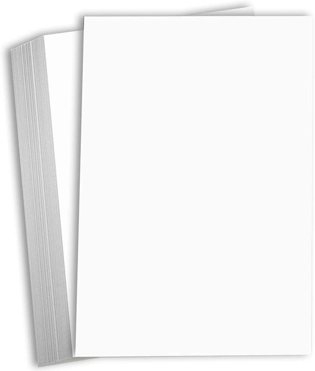 Hamilco White Cardstock Thick 11X17 Paper - Heavy Weight 100 Lb Cover Card Stock 25 Pack