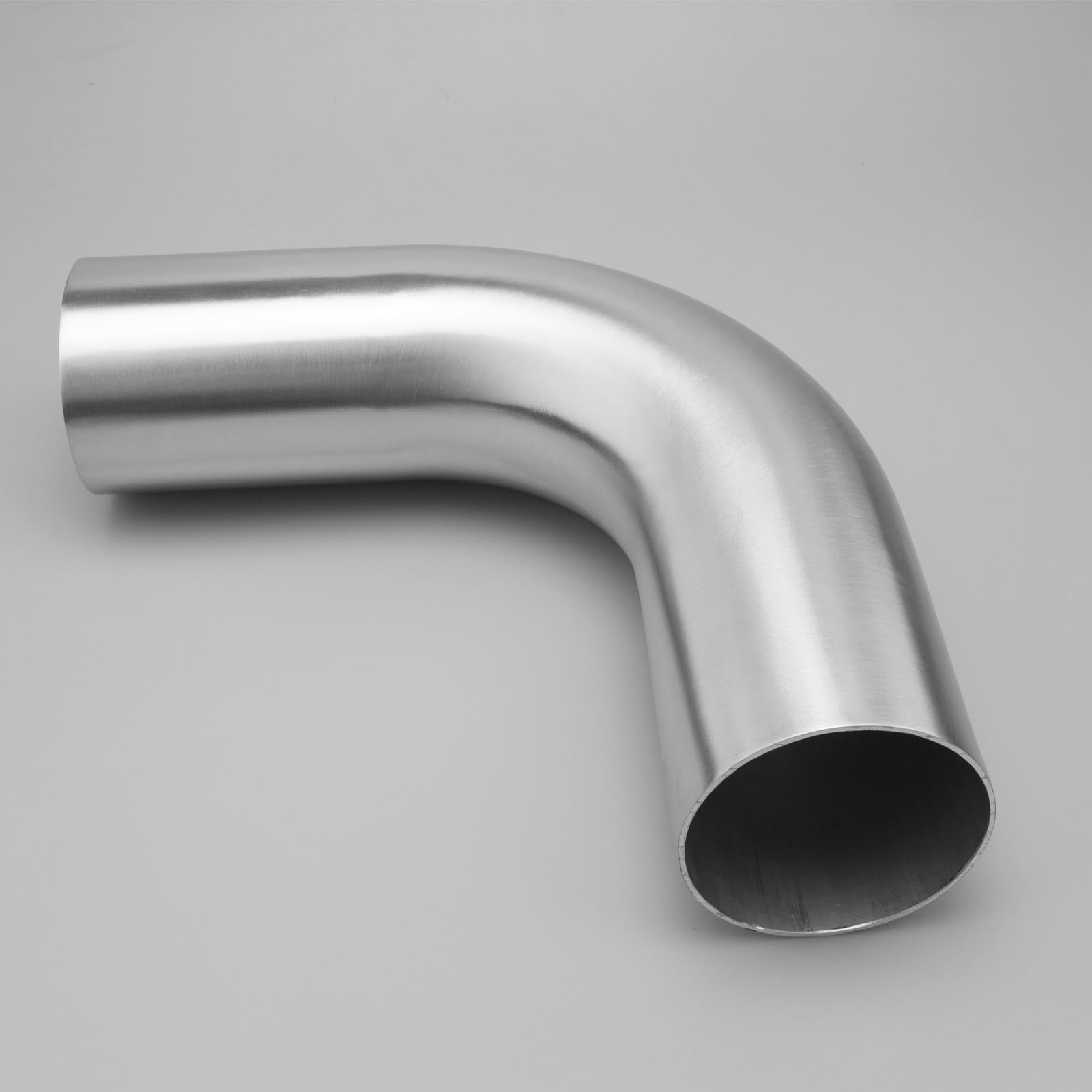 Ac Performance 3'' (76Mm) Od 90 Degree Aluminum Elbow Intercooler Pipe Air Intake Tube, 1.3D Radius, Brushed Finish