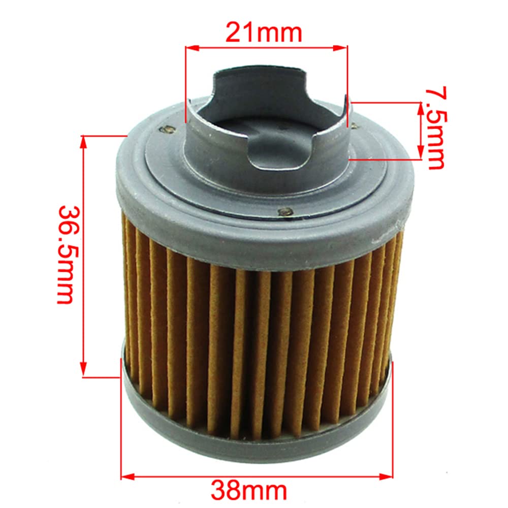 Dj-Motor 5Pcs Oil Filter For Atc125M Trx125 Fourtrax Cb50R Dream 50R Kitaco Takegawa Daytona Yx 150Cc 160Cc Zongshen 155Cc Zs155 Engine Pit Dirt Bike Motorcycle