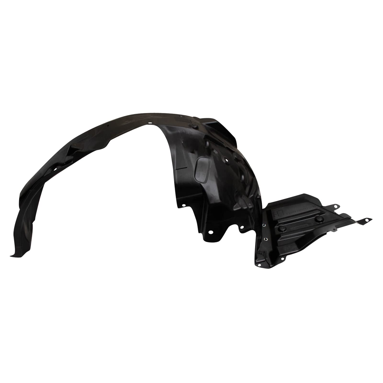 Trq Inner Fender Liner Set Compatible With 2015-2021 Subaru Wrx Su1248140 Su1249140