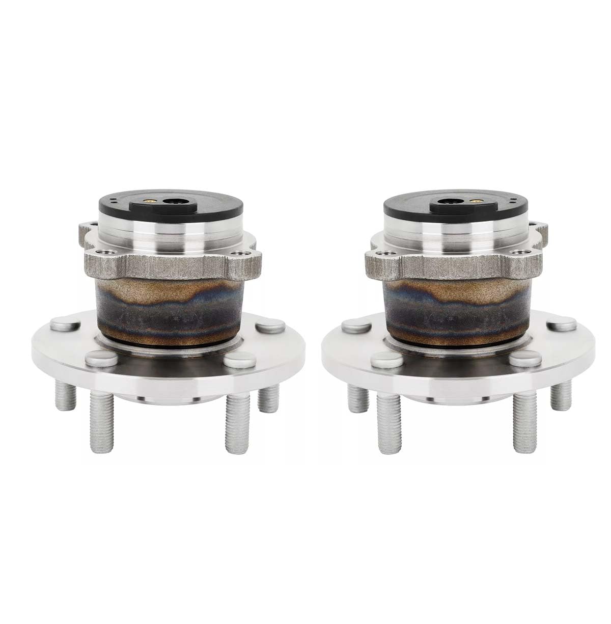 Autoshack Rear Wheel Hub Bearing Pair Of 2 Driver And Passenger Side Replacement For 2004-2012 2013 Mazda 3 2009-2013 Mazda 3 Sport 2006-2010 2012-2017 Mazda 5 2.0L 2.3L 2.5L Fwd 5-Lug Hb612349Pr
