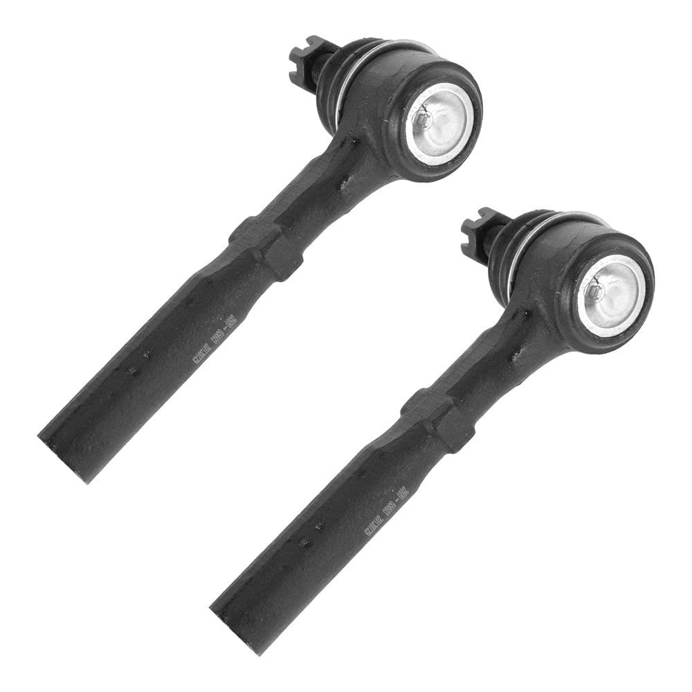 TRQ Front Outer Tie Rod Set Compatible with 1995-2005 Chevrolet Cavalier Pontiac Sunfire