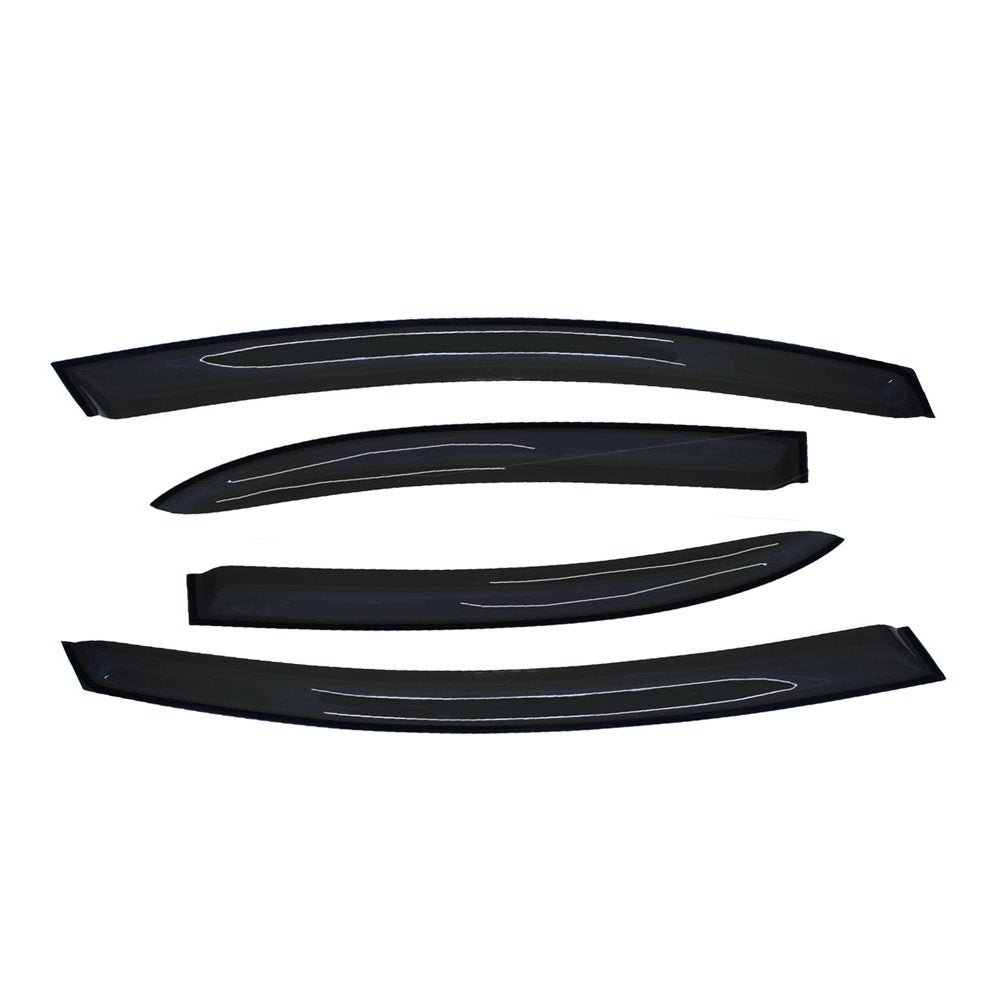 Gldifa Wind Deflector Compatible With 2012-2015 Honda Civic Sedan Sun Rain Guard Window Visor 4Pcs