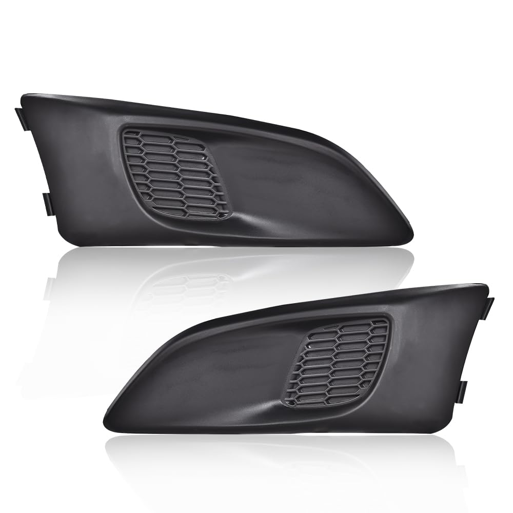 GRAND ORANGE Front Fog Light Covers Compatible with Chevy Sonic LS LT LTZ 2012-2016 Left Driver & Right Passenger Bumper Fog Lig