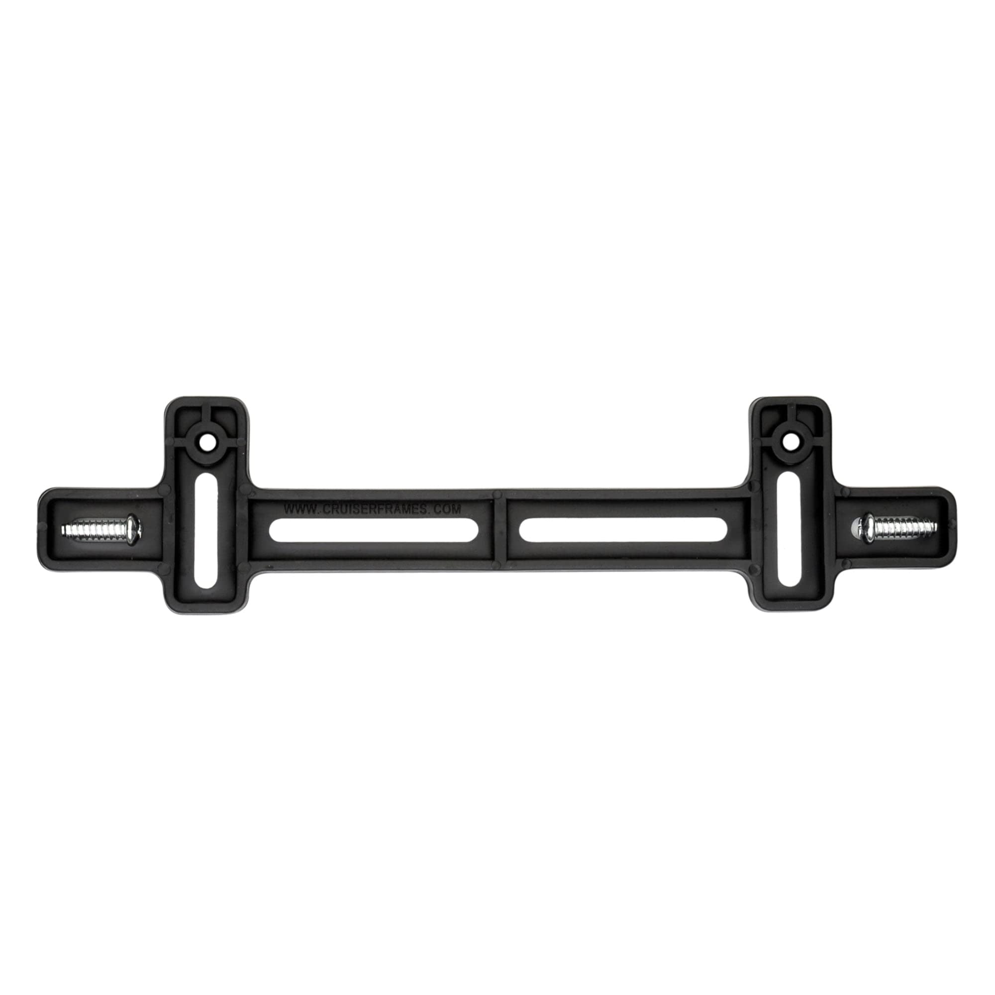 Cruiser Accessories 79050 License Plate Bracket - Black Plastic, Durable Design