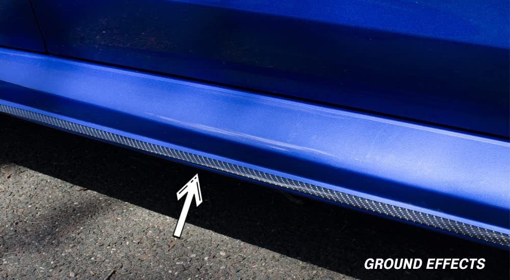 Cowles - Premium Universal Body Molding For All Vehicles - Easy Install, Carbon Fiber Style Finish, 1/2'' By 18 Ft, Uv Protected